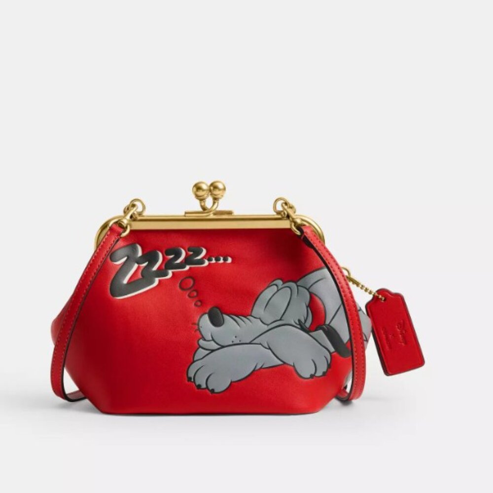 Disney X Coach Kisslock Frame Bag With Pluto